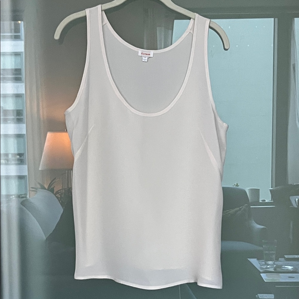 Cuyana Silk Tank Top Size S/M